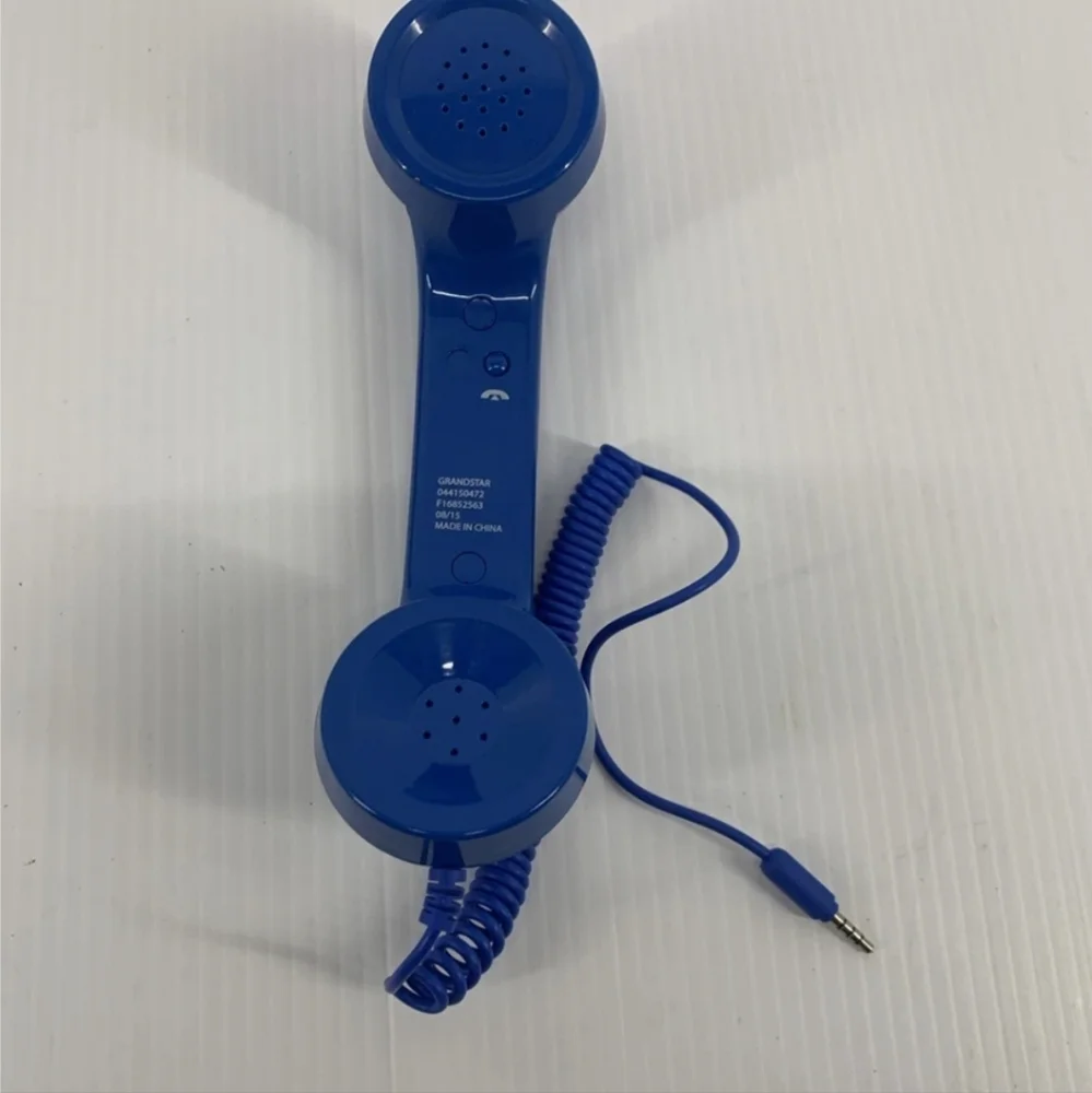 Classic Blue Retro Handset for Cell Phones